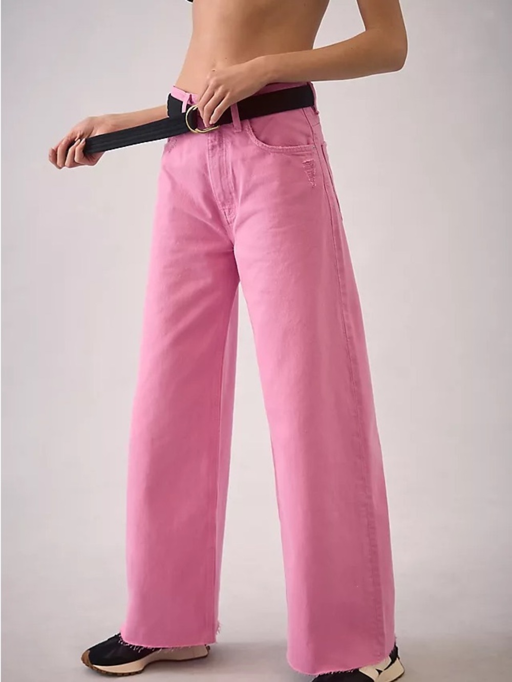 Hudson James High-Rise Wide-Leg Jeans